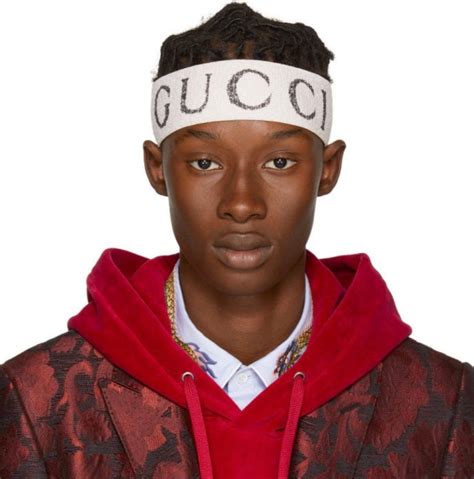 gucci bandana men's|Gucci headband on celebrities.